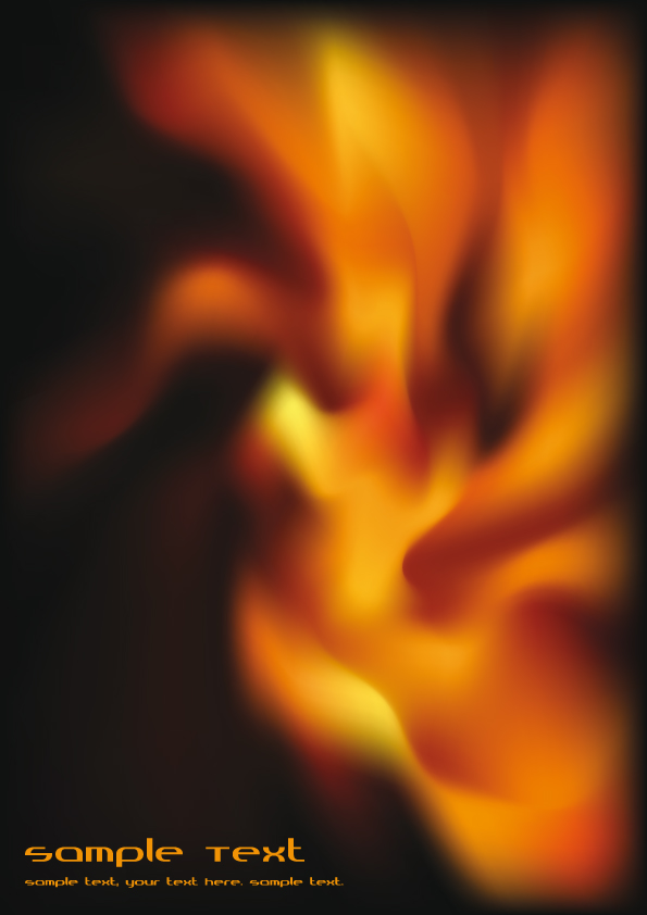 free vector Beautiful flame vector clip 2
